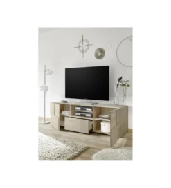 Stolik pod TV DAMA 181 cm w kolorze dąb sonoma*MCA Linia Włoska Clearance