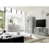 Stolik Pod TV DAMA 122 Cm w optyce betonu*MCA Linia Włoska Discount