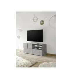 Stolik Pod TV DAMA 122 Cm w optyce betonu*MCA Linia Włoska Discount