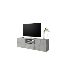 Stolik pod TV DAMA 181 cm w optyce betonu*MCA Linia Włoska Best