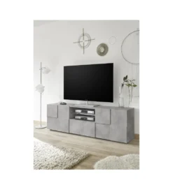 Stolik pod TV DAMA 181 cm w optyce betonu*MCA Linia Włoska Best