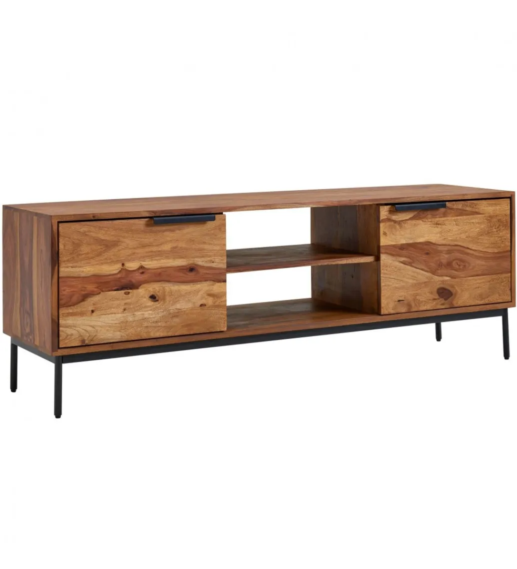 Stolik pod TV ELCANTO 147 cm drewno sheesham*WOHNLING, GERMANY Best