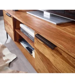Stolik pod TV ELCANTO 147 cm drewno sheesham*WOHNLING, GERMANY Best