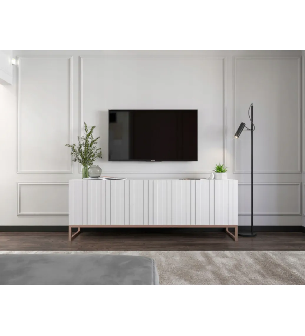Stolik pod Tv ELPIS 150 cm biały*Polski Design ML Sale