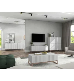 Stolik pod Tv ELPIS 150 cm biały*Polski Design ML Sale