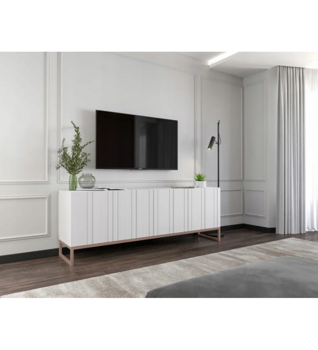 Stolik pod Tv ELPIS 150 cm biały*Polski Design ML Sale