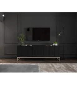 Stolik pod Tv ELPIS 150 cm czarny*Polski Design ML Best