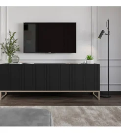 Stolik pod Tv ELPIS 150 cm czarny*Polski Design ML Best