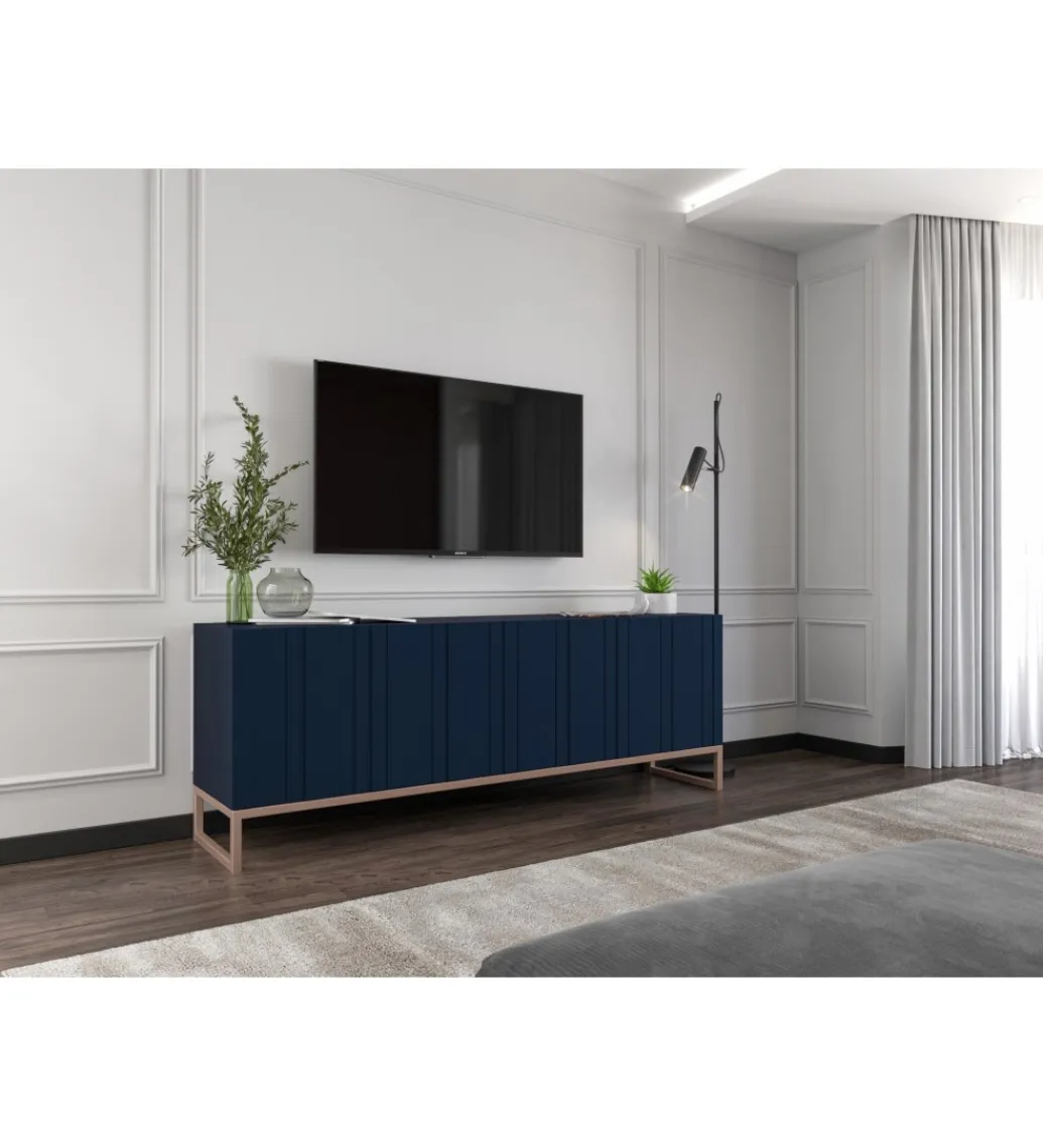 Stolik pod Tv ELPIS 150 cm granatowy*Polski Design ML