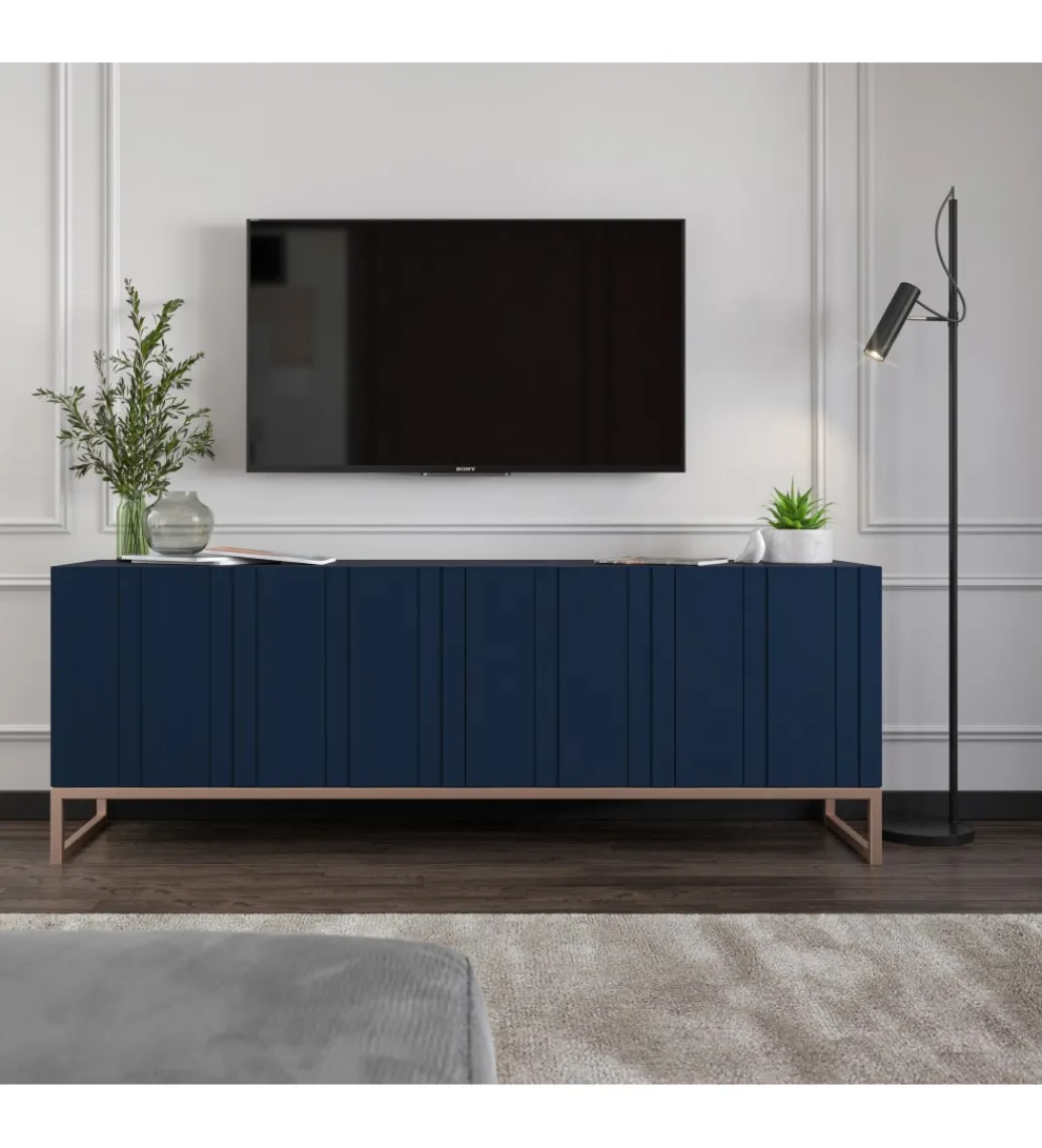 Stolik pod Tv ELPIS 150 cm granatowy*Polski Design ML
