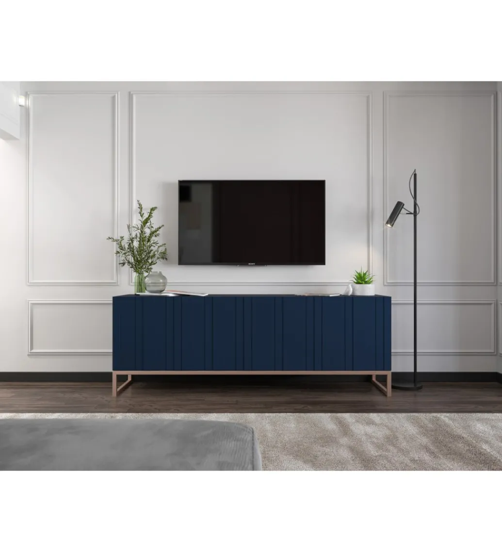 Stolik pod Tv ELPIS 150 cm granatowy*Polski Design ML