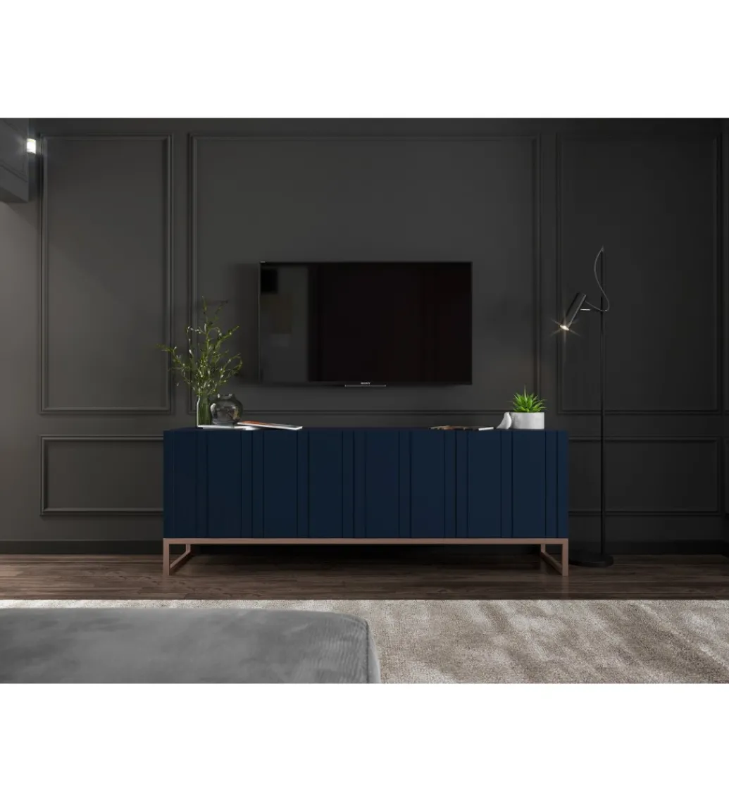 Stolik pod Tv ELPIS 150 cm granatowy*Polski Design ML