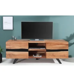 Stolik pod TV EUFRAT Amazonas 160 cm drewno akacja*Invicta Interior Discount