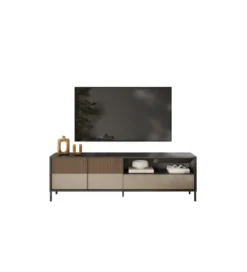 Stolik pod TV EVEREST 206 cm brązowo beżowy*MCA Linia Włoska Sale