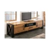 Stolik pod TV FACTORY Thor 200 cm drewno sosna*Invicta Interior Discount