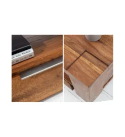 Stolik pod TV FINICE Makassar drewno Sheesham*Invicta Interior Best