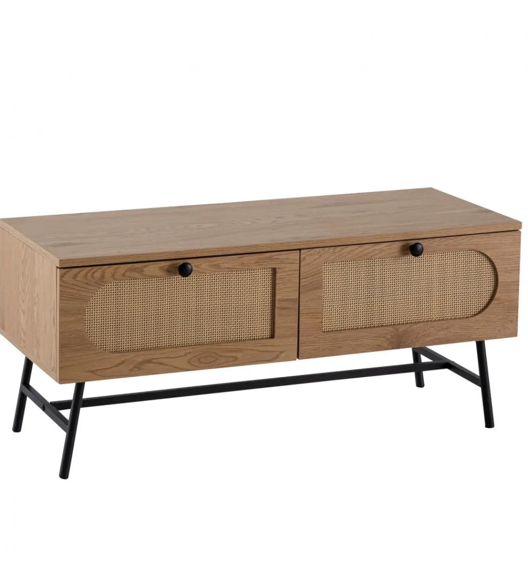 Stolik pod TV FONTA 100 cm w optyce dębu*WOHNLING, GERMANY Clearance