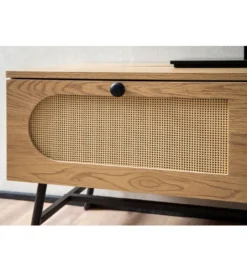 Stolik pod TV FONTA 100 cm w optyce dębu*WOHNLING, GERMANY Clearance