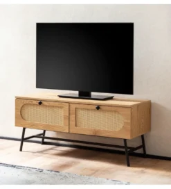Stolik pod TV FONTA 100 cm w optyce dębu*WOHNLING, GERMANY Clearance