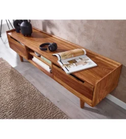 Stolik pod TV FORON 145 cm drewno sheesham*WOHNLING, GERMANY Sale