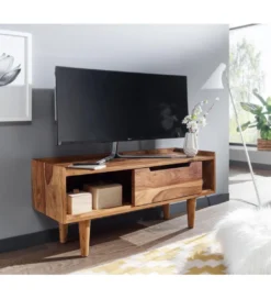 Stolik pod TV FORON 95 cm drewno sheesham*WOHNLING, GERMANY Clearance