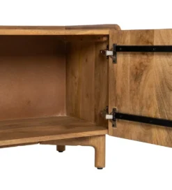 Stolik pod TV GALT 160 cm drewno mango naturalny*Zona-Design Best