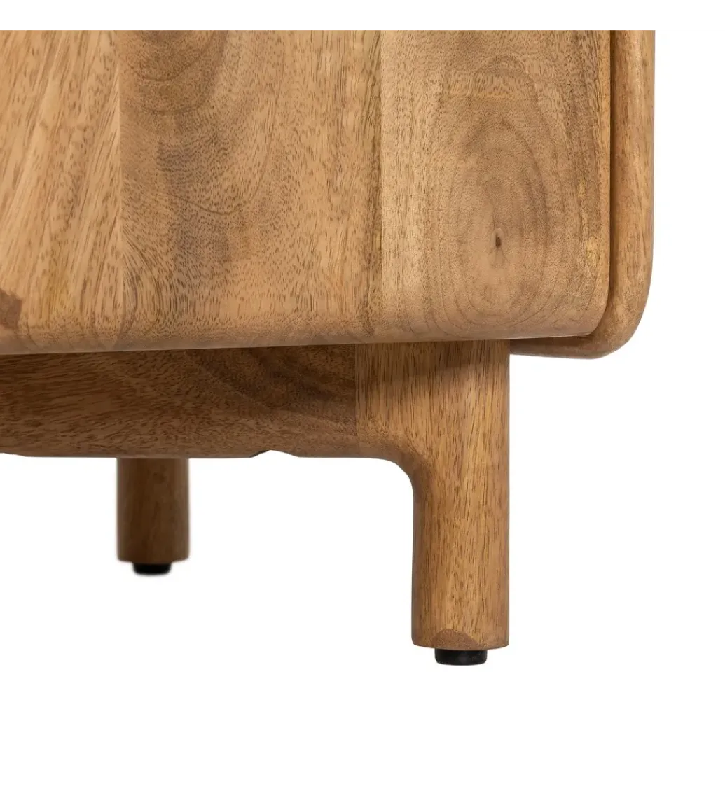 Stolik pod TV GALT 160 cm drewno mango naturalny*Zona-Design Best