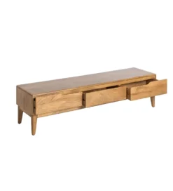 Stolik pod TV GALT 160 cm drewno mango naturalny niższy*Zona-Design New