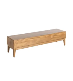Stolik pod TV GALT 160 cm drewno mango naturalny niższy*Zona-Design New
