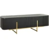 Stolik pod TV GATSBY 160 cm drewno mango czarna*Invicta Interior - przedsprzedaż Hot