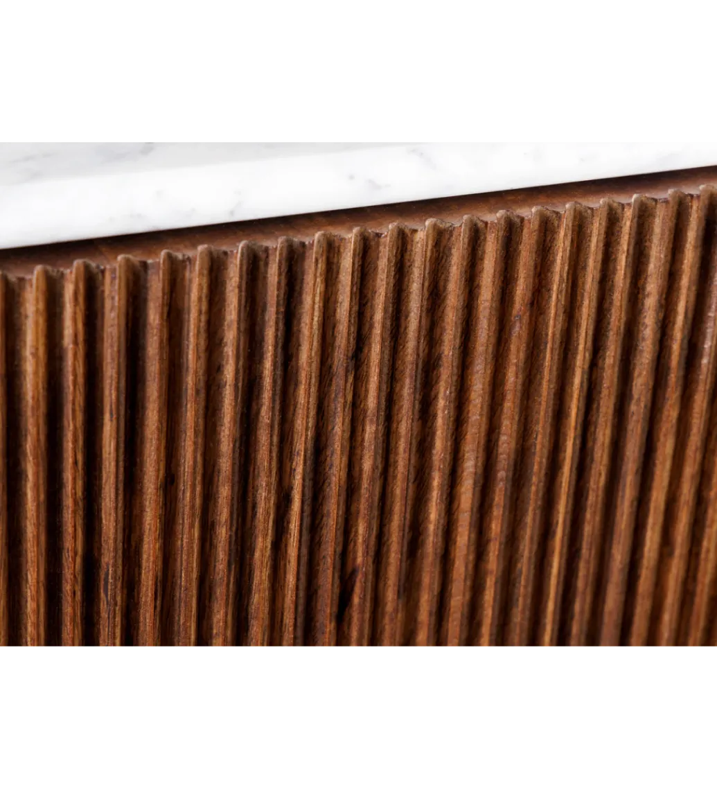 Stolik pod TV GATSBY 170 cm drewno mango brązowy*Invicta Interior Outlet
