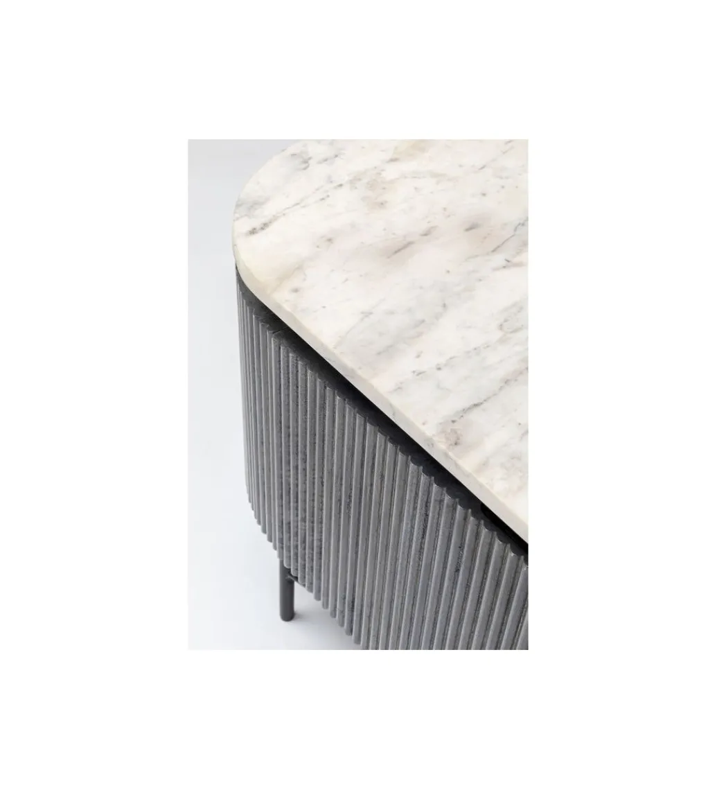 Stolik pod TV Glenn 150 cm antracytowy*KARE Outlet