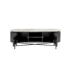 Stolik pod TV Glenn 150 cm antracytowy*KARE Outlet