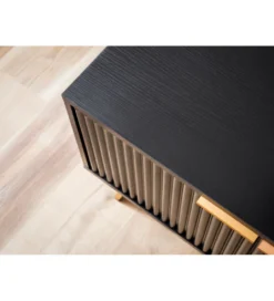 Stolik pod TV GLIMER II 150 cm czarny*WOHNLING, GERMANY