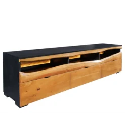Stolik pod TV GRAND ACACIA 180 cm drewno akcja LED*Invicta Interior - przedsprzedaż Hot