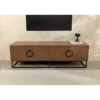 Stolik pod TV GRANDEZZA 180 cm kolor drewno orzecha*Invicta Interior Clearance