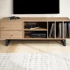 Stolik pod TV GRASSE 150 cm w optyce dębu*WOHNLING, GERMANY Discount