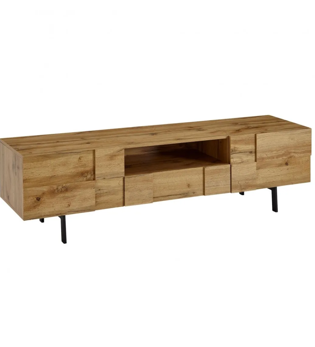 Stolik pod Tv GROSSETO 160 cm w kolorze dąb*WOHNLING, GERMANY Clearance