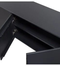 Stolik pod TV GUNNAR 200 cm czarny mat*WOOOD