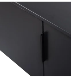 Stolik pod TV GUNNAR 200 cm czarny mat*WOOOD
