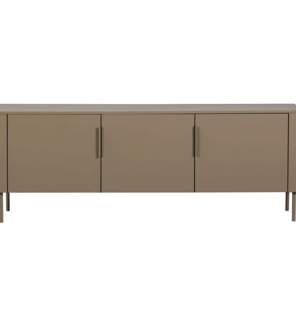 Stolik pod TV GUNNAR 154 cm drewno sosny szary*WOOOD Best