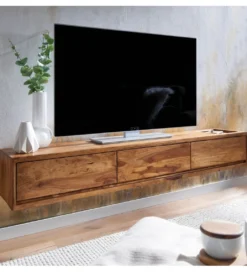 Stolik pod TV INDIOS III 160 cm drewno sheesham*WOHNLING, GERMANY Best