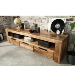 Stolik pod TV Iron Craft 170 cm drewno mango*Invicta Interior Online