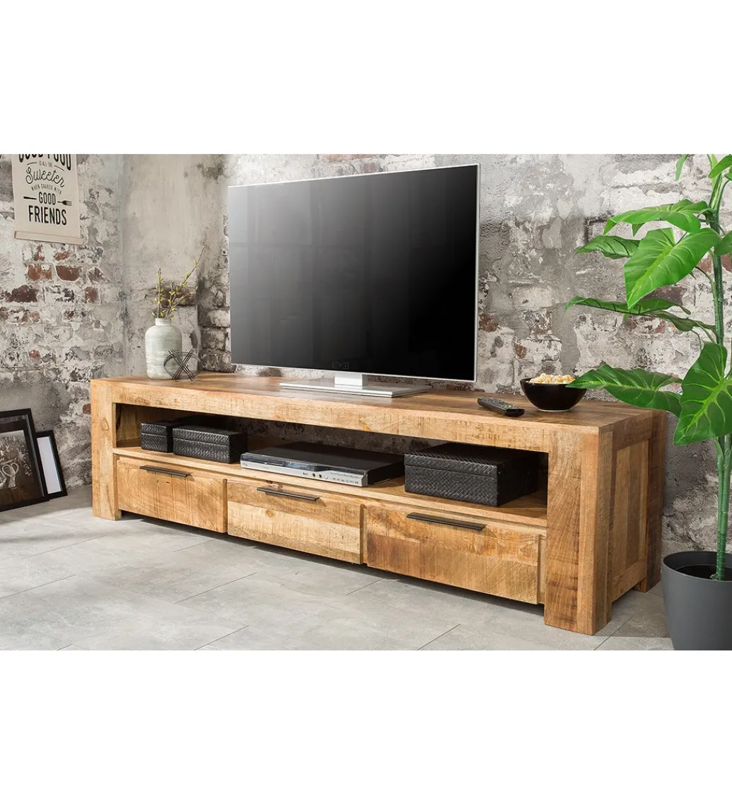 Stolik pod TV Iron Craft 170 cm drewno mango*Invicta Interior Online