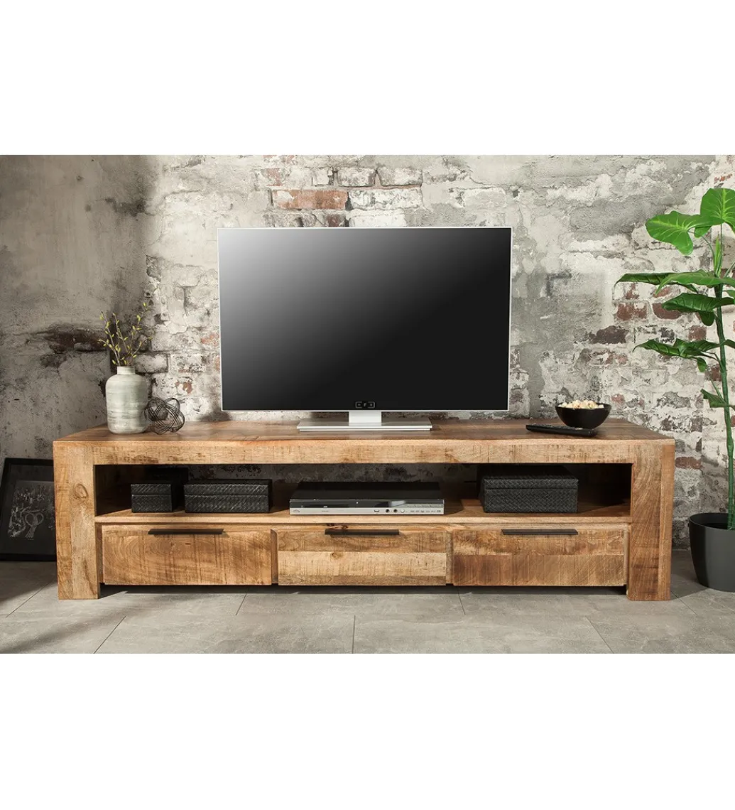Stolik pod TV Iron Craft 170 cm drewno mango*Invicta Interior Online
