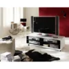 Stolik pod TV JEFF II 120cm biało czarny*MCA New