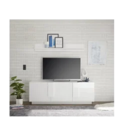 Stolik pod TV JUPITER 182 cm biały*MCA Linia Włoska Hot