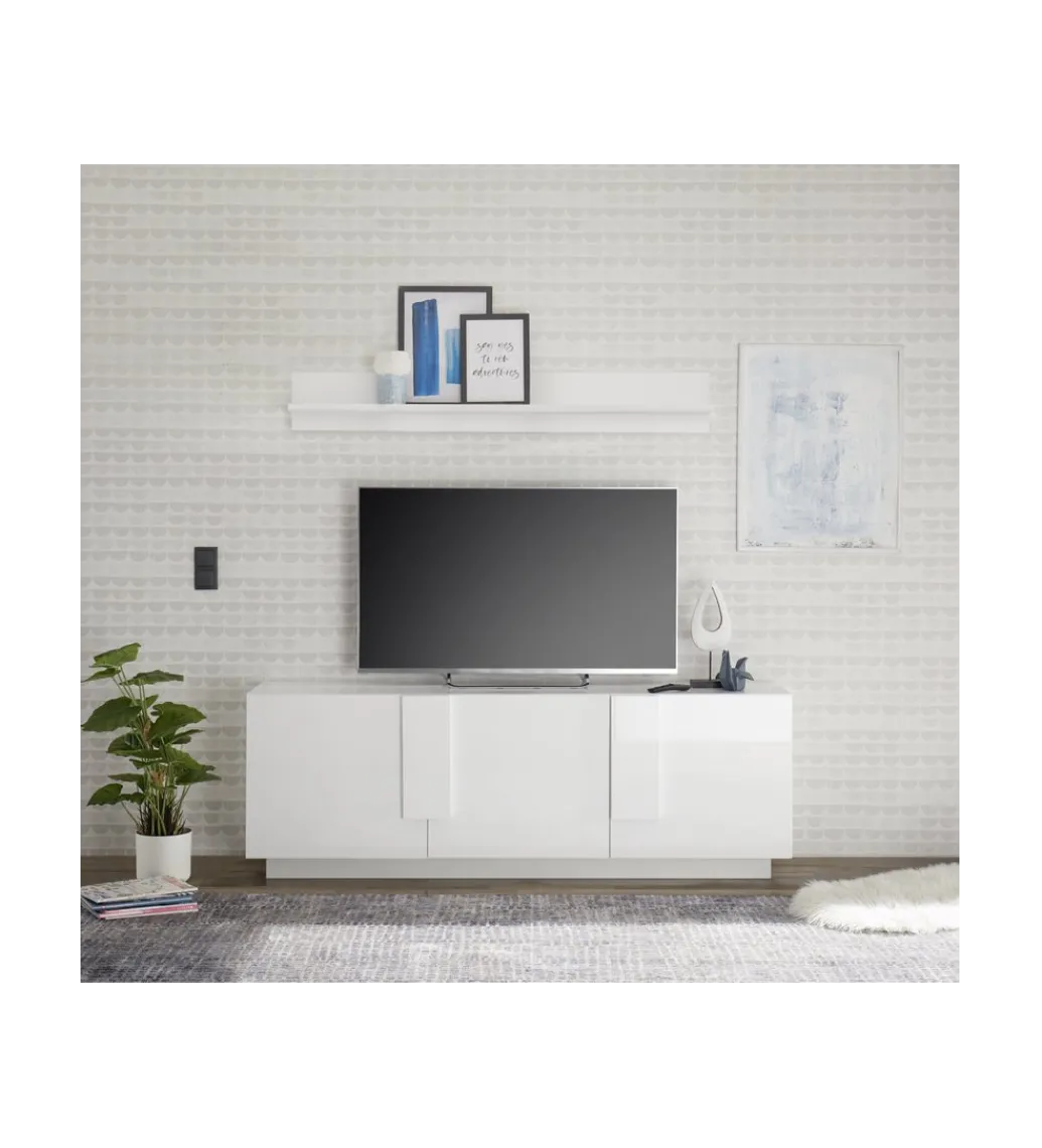 Stolik pod TV JUPITER 182 cm biały*MCA Linia Włoska Hot