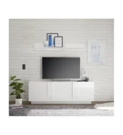 Stolik pod TV JUPITER 182 cm biały*MCA Linia Włoska Online