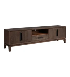 Stolik pod TV KILIAN 200 cm drewno mango brązowa*Zona-Design Discount